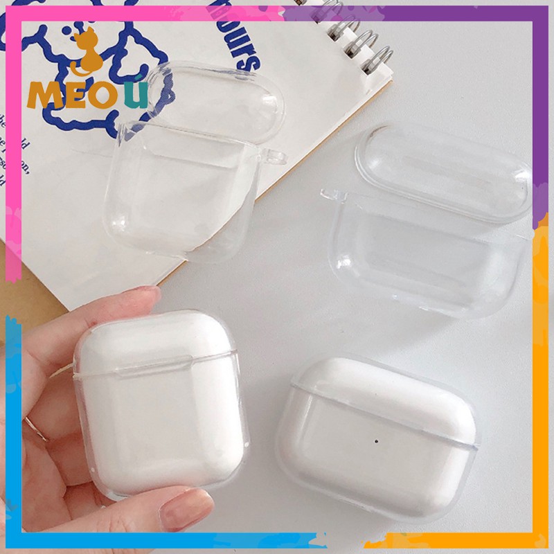 Case Airpods Trong Suốt cho AirPods 1/2/Pro - airpod case