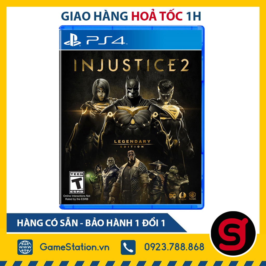 Đĩa Game PS4: Injustice 2 Legendary Edition