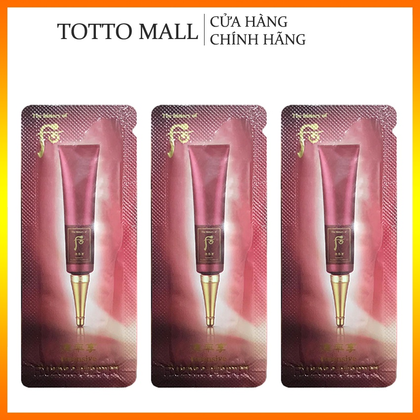 Kem chống nếp nhăn Whoo đỏ Intensive Wrinkle Concentrate 1ml/gói - Kem chống nhăn Whoo đỏ