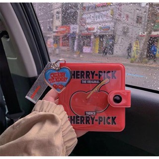 Ví ngắn da bóng Cherry-Pick thời trang nổi bật