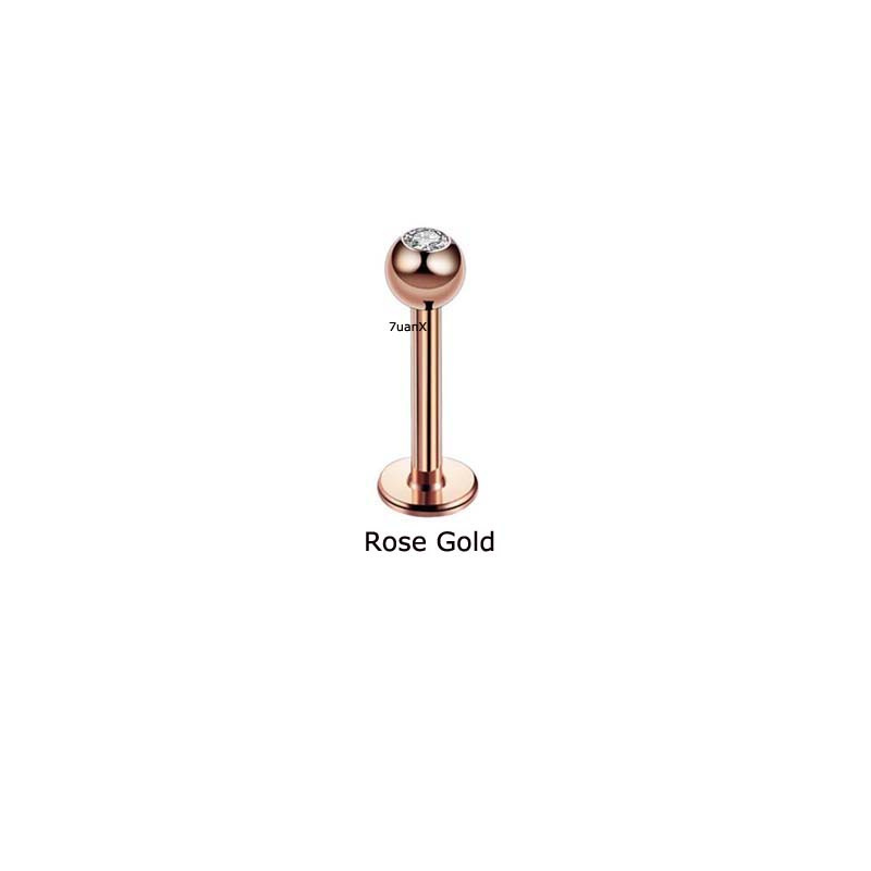 1 Khuyên xỏ trang trí cơ thể bằng thép không gỉ 16 gauge