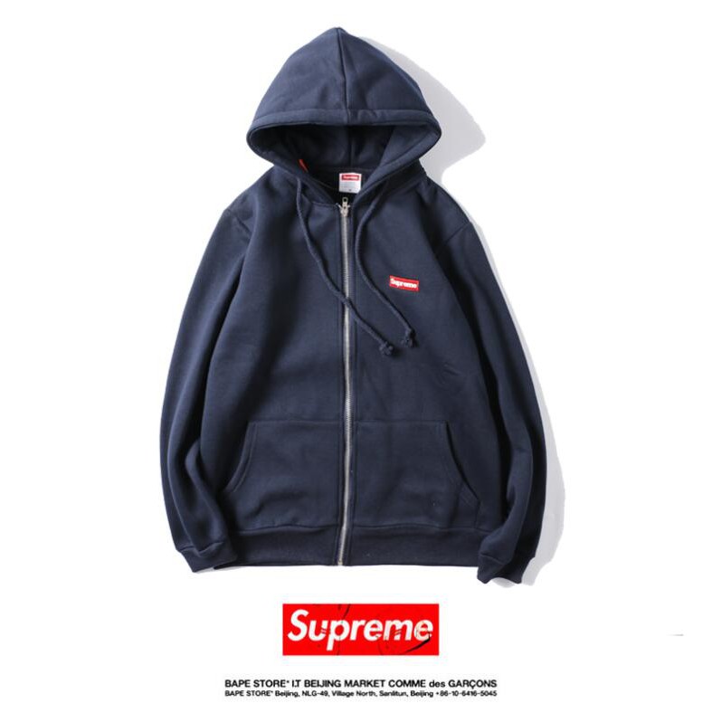 Áo Hoodie Vải Cotton In Chữ Supreme Thời Trang Cho Nam Nữ