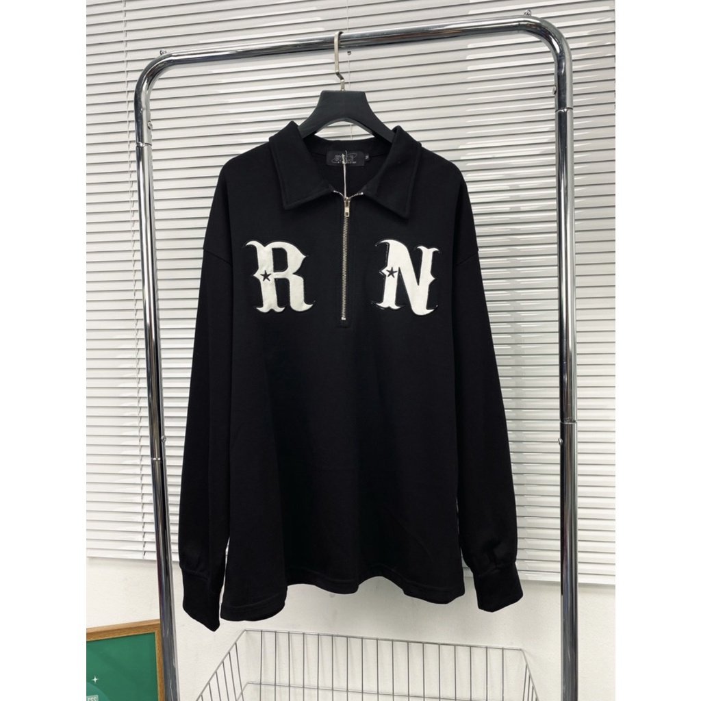 Áo Sweater Unisex khóa cổ RN by Yuna Unisex