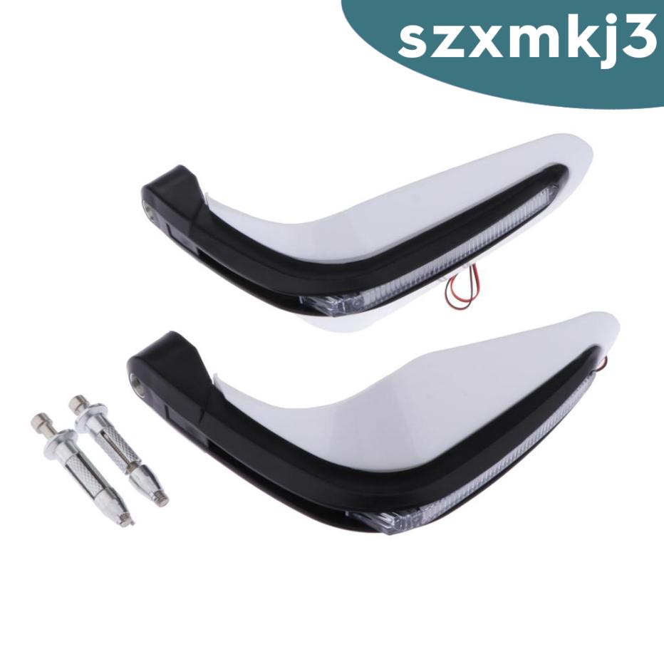 1 Cặp Vỏ Bọc Bảo Vệ Tay Lái Xe Máy Có Đèn LED Thông Dụng Tutoo Szxmkj3