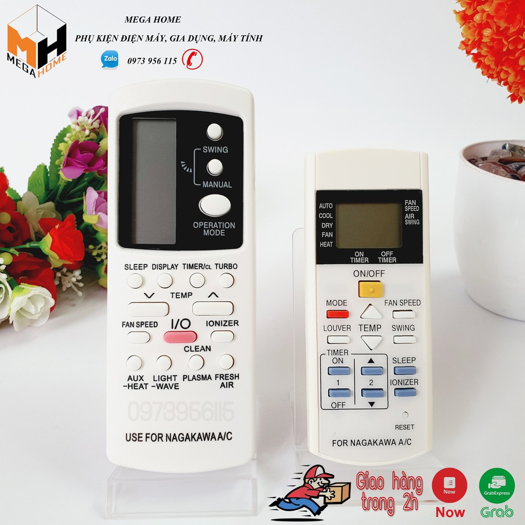 Điều khiển điều hòa NAGAKAWA - Remote máy lạnh Nagakawa hàng loại 1 bảo hành đổi trả 30 ngày