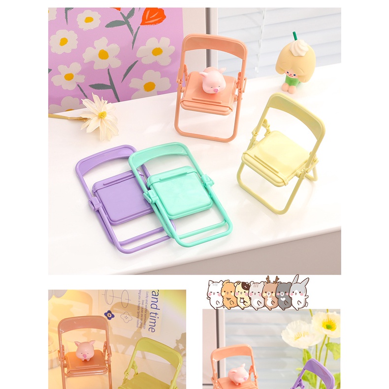 Giá Đỡ Điện Thoại Hình Ghế để điện thoại xem phim gấp gọn dễ thương Cute Shop.