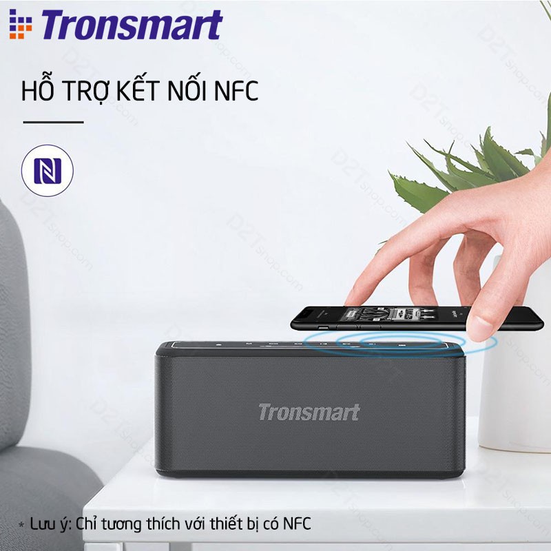 Tronsmart Element MEGA PRO |  Loa Bluetooth 5.0 Công suất 60W  Hỗ trợ TWS và NFC điều khiển cảm ứng chạm, ghép đôi 2 loa