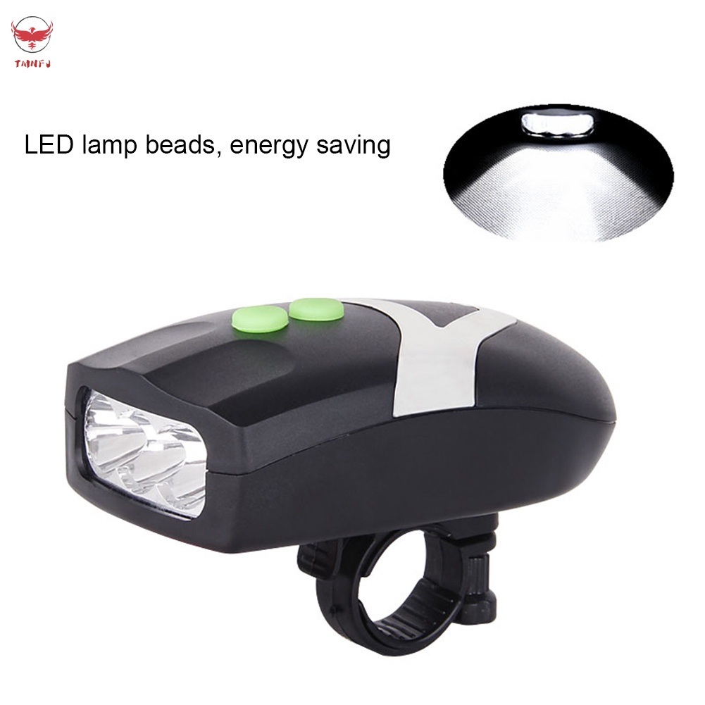 Đèn Led 3 Bóng 2 Trong 1 Tích Hợp Còi An Toàn Cho Xe Đạp