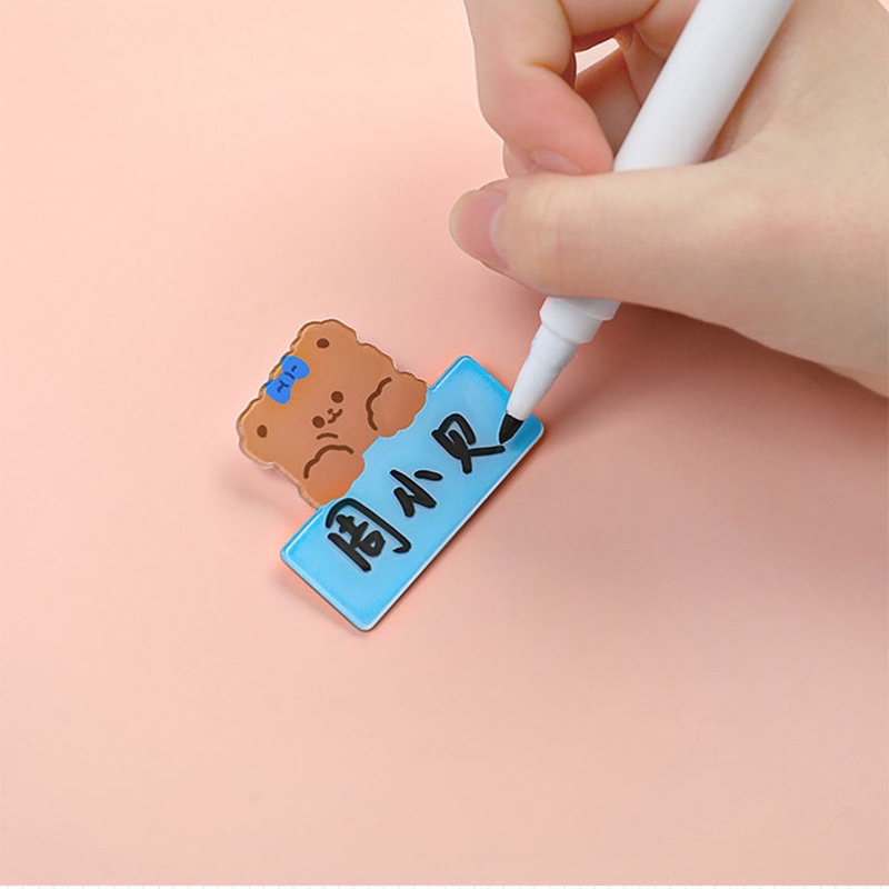 Ghim Cài Áo Hình Động Vật Hoạt Hình Bằng acrylic Cho Học Sinh