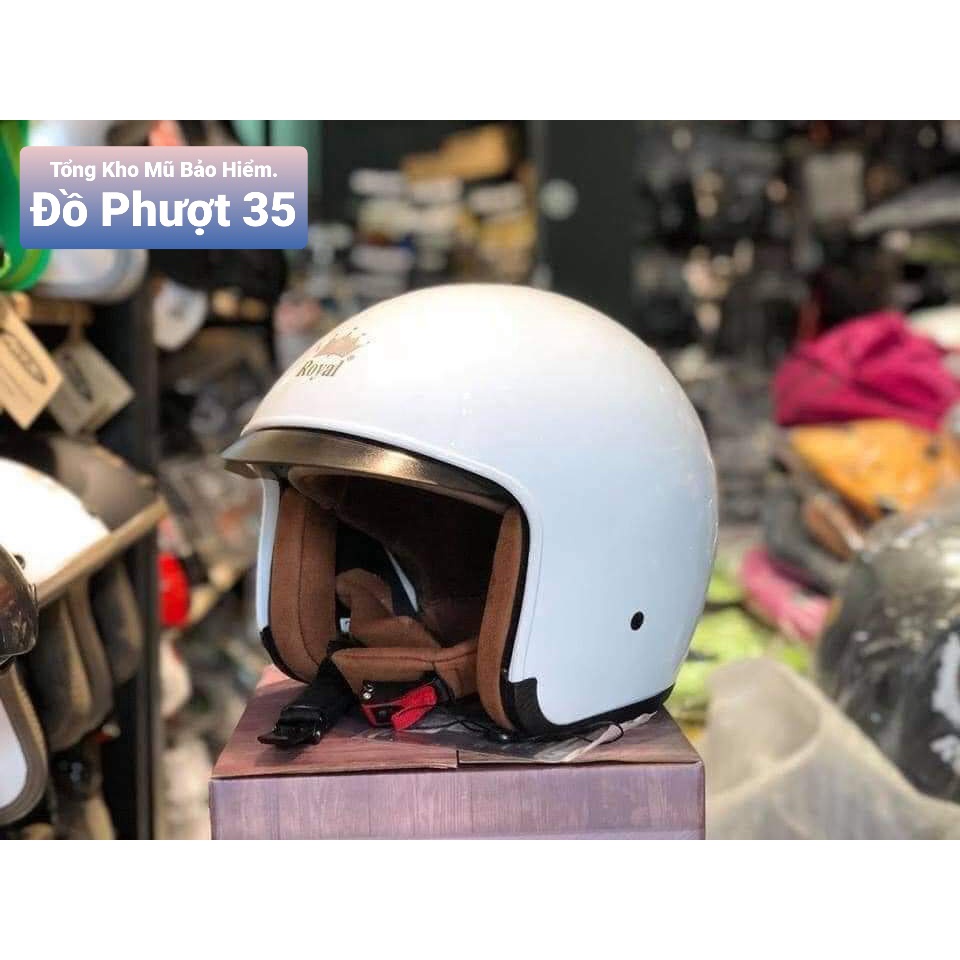 Mũ Bảo Hiểm 3/4 Royal M139 kính âm nhiều màu bảo hành 24 tháng
