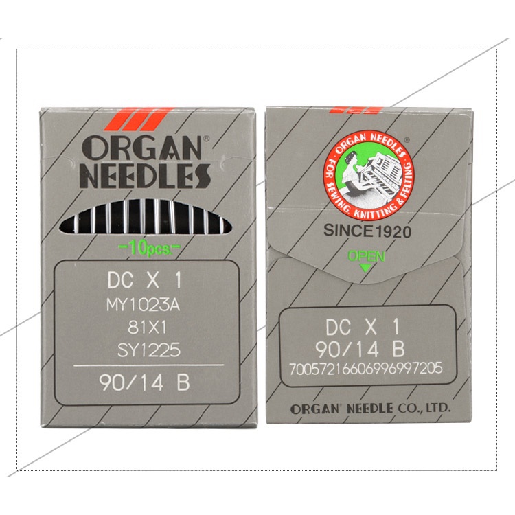 Kim máy may vắt sổ DC1 > Kim nhật ORGAN DCx1 > May vải voan