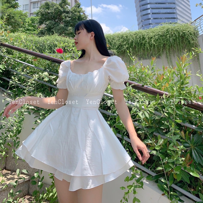 Hình chính chủ YenCloset- Jump cột dây bèo tầng bánh bèo , nữ tính