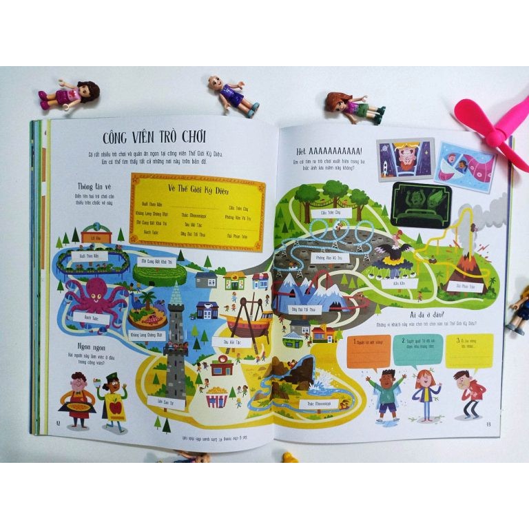 Sách - Trò chơi phát triển tư duy - Bản Đồ Bí Ẩn - Maps Activity Book