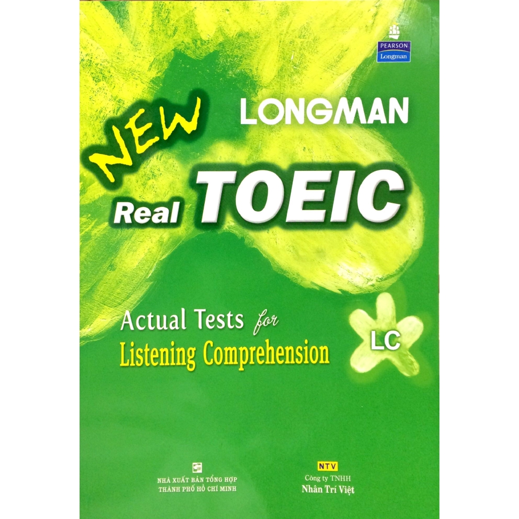 Sách - New Longman New Real Toeic - Actual Tests For Listening Comprehension LC (+CD)