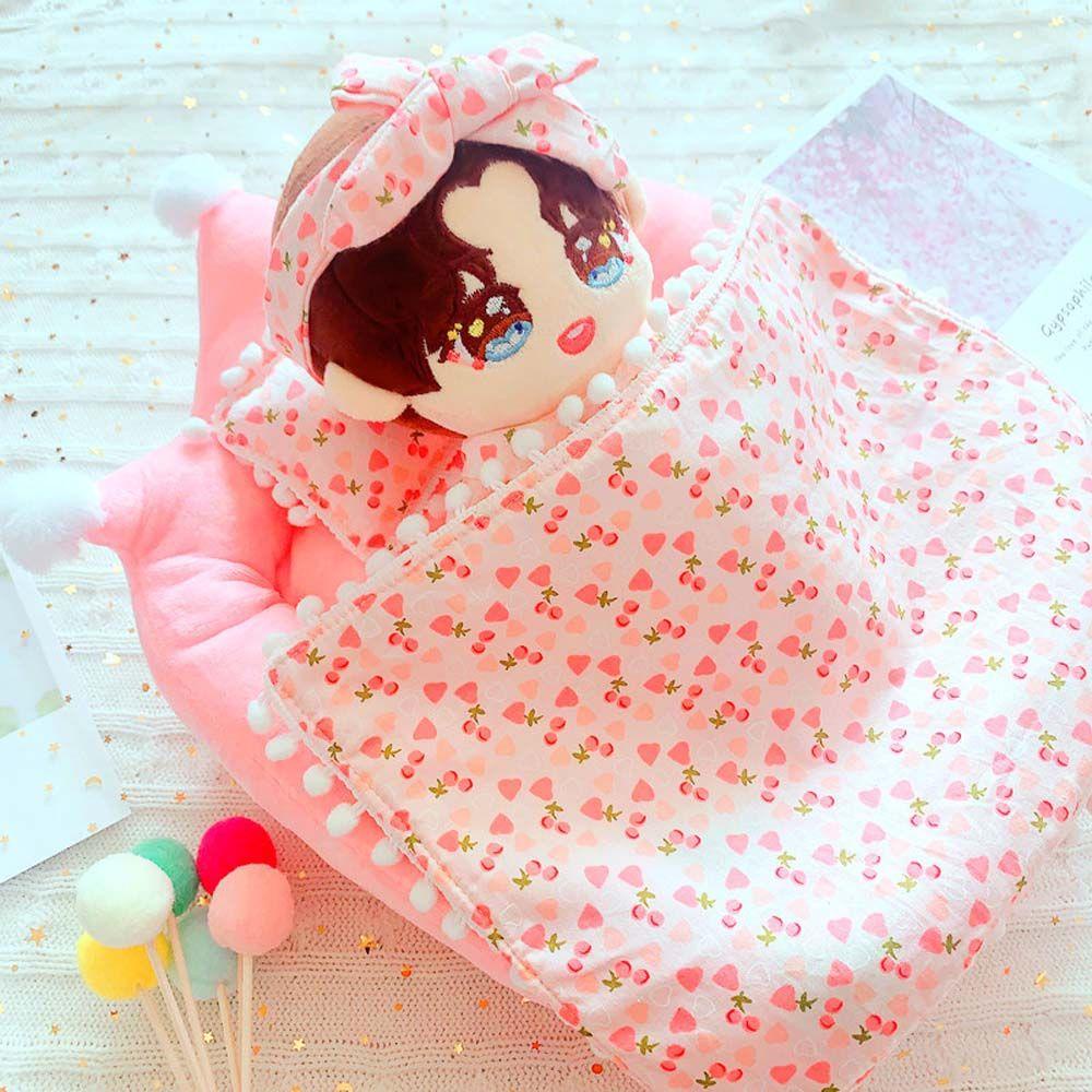 Mmluck Bộ Chăn Gối Nhồi Bông Quà Tặng Giáng Sinh Dành Cho Búp Bê Đồ Chơi Mặc Đầm