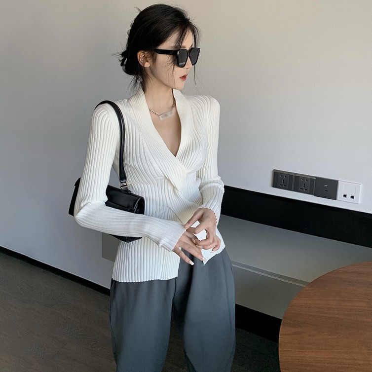 Áo thun gân nữ tay dài Emilyshop