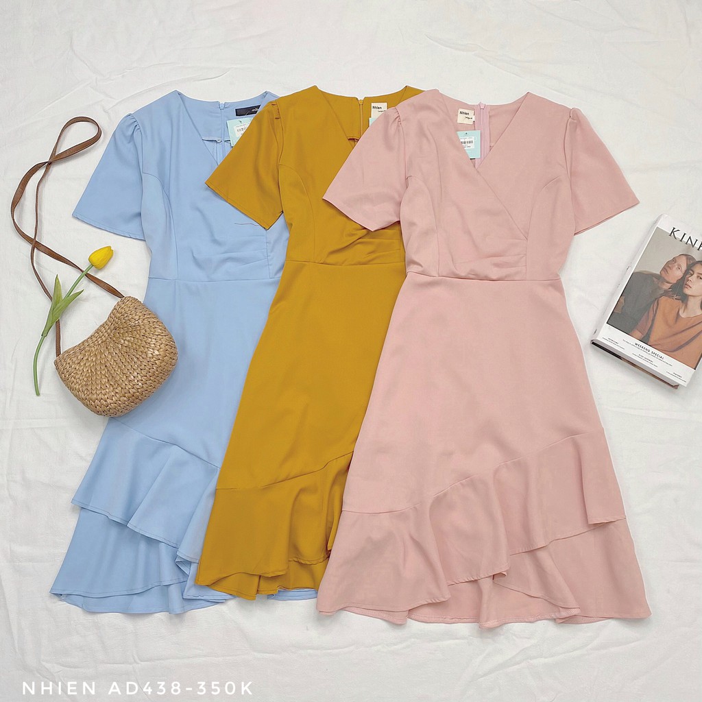 [Mã FATHANG5 giảm 10K đơn 50K] Váy Nữ Mango Hàn Quốc Đuôi Cá _Nhienvintage AD438 | BigBuy360 - bigbuy360.vn