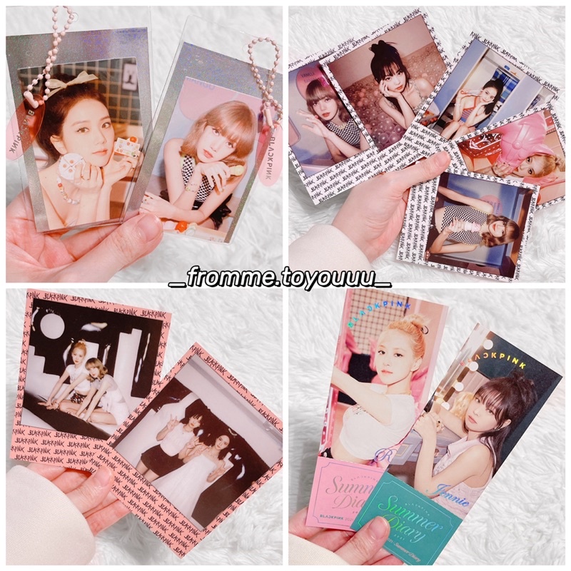 Ảnh photocard Lisa Jisoo Rosie Jennie card BLACKPINK chính hãng