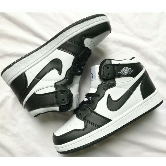 [Ảnh+Video thật] Giày 𝐉𝐨𝐫𝐝𝐚𝐧 𝐜ổ 𝐜𝐚𝐨 ⚡️𝐅𝐑𝐄𝐄 𝐒𝐇𝐈𝐏⚡️ Giày Sneaker JD1 Panda đen trắng cổ cao nam nữ full | BigBuy360 - bigbuy360.vn