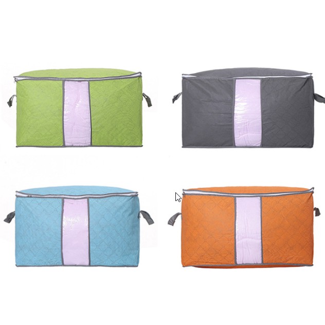 Túi Đựng Đồ, Túi Cất Chăn Màn Quần Áo Size To Có Khóa Kéo Tiện Lợi