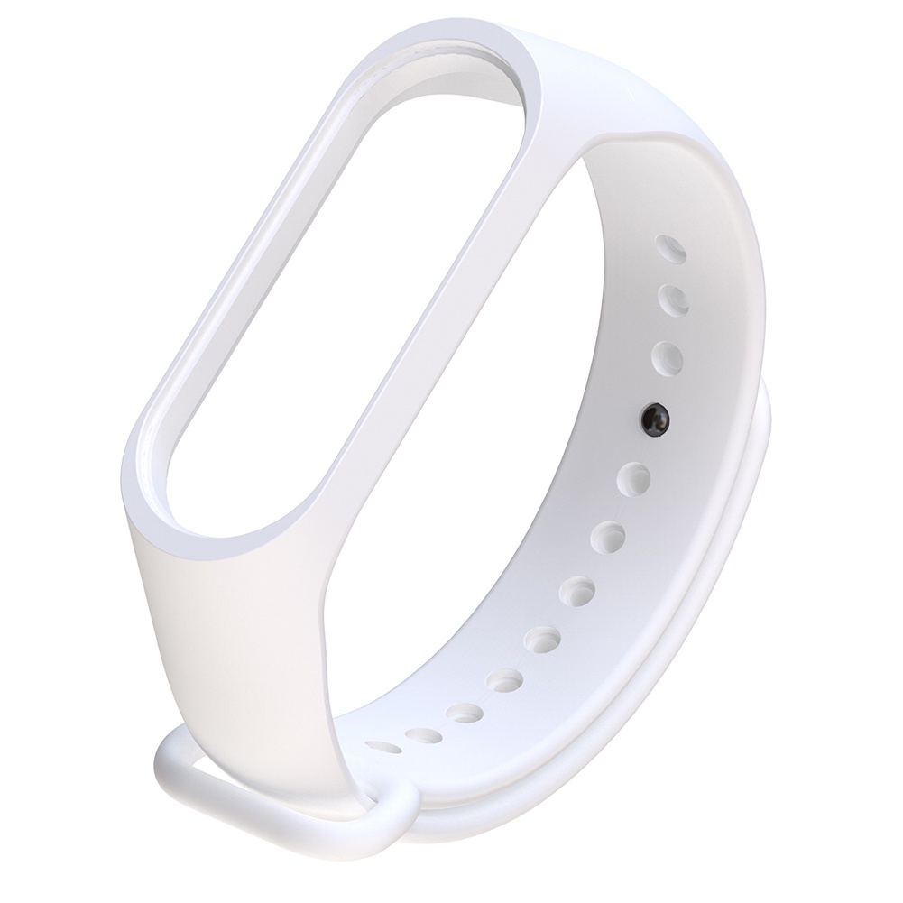 Dây đeo thay thế chất liệu silicon màu trơn cho Xiaomi Mi Band 3/4