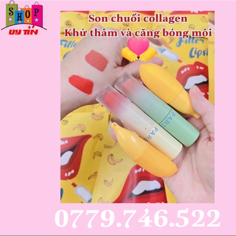(MUA 1 TẶNG 1)SON COLLAGEN CHUỐI KHỬ THÂM MÔI | BigBuy360 - bigbuy360.vn