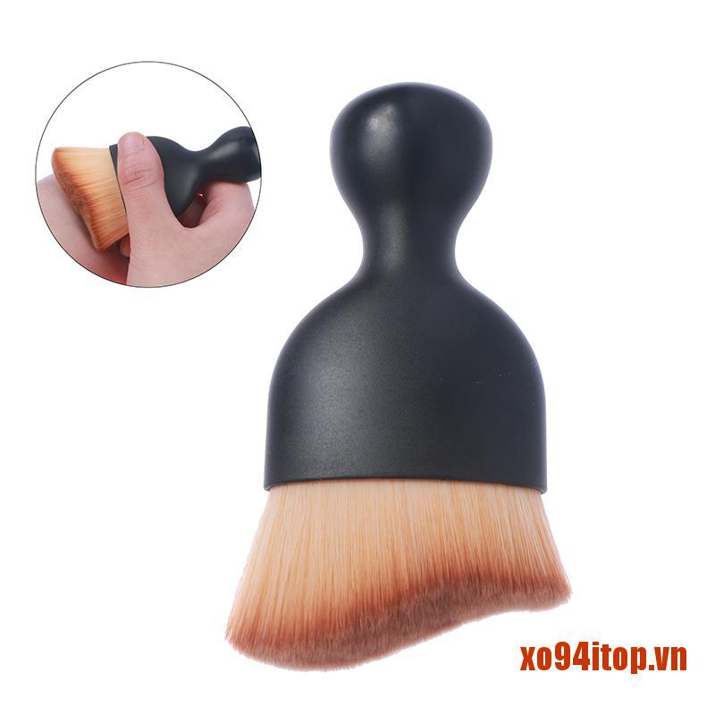 XOTOP Makeup Brush Curved Foundation Brush Contour Brush Cosmetic Brush With Cov