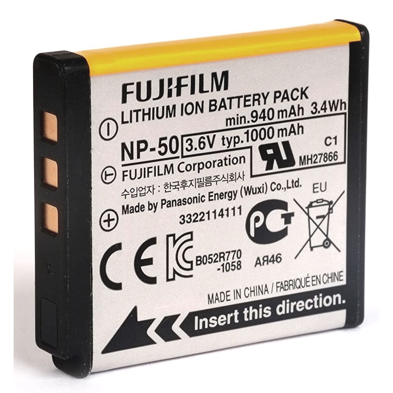 Bộ 01 pin Fujifilm NP-50 + 01 sạc Fujifilm BC-50 - Hàng nhập khẩu