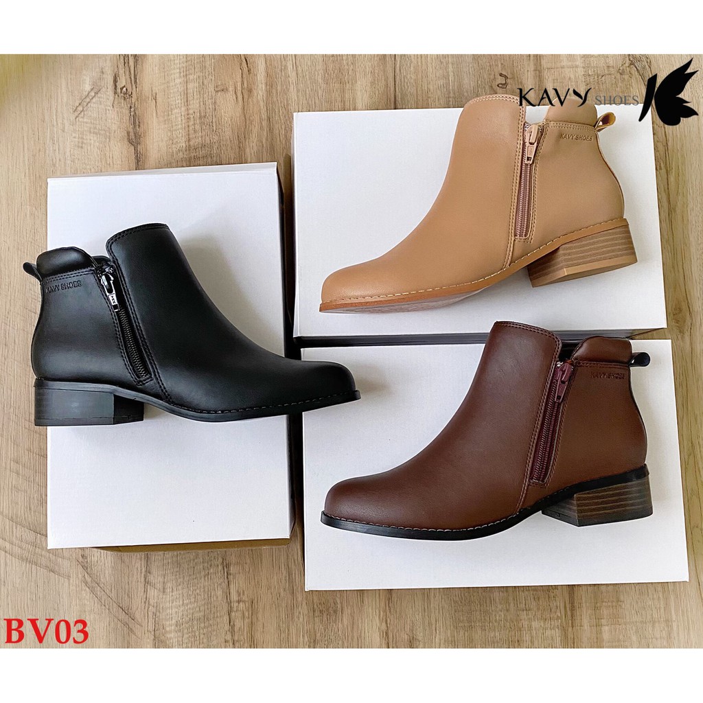 BỐT NỮ DA THẬT SIÊU ÊM MỀM CAO 3cm KAVY - BV03