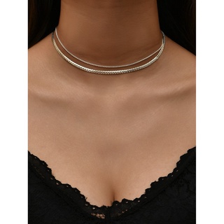 Set 2 vòng cổ choker ngắn thời trang phong cách Hàn Quốc dành cho nữ