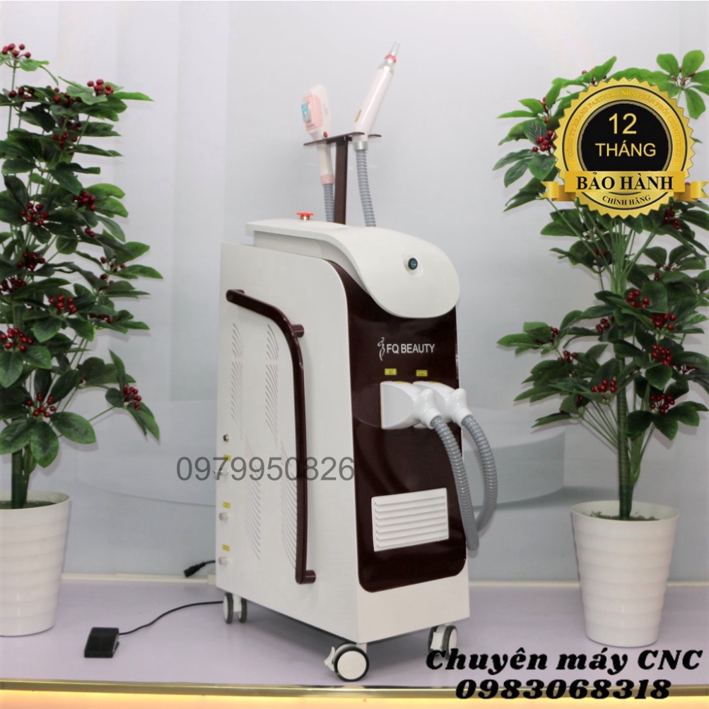 Máy triệt lông xóa xăm laser 2in1 FQ Beauty