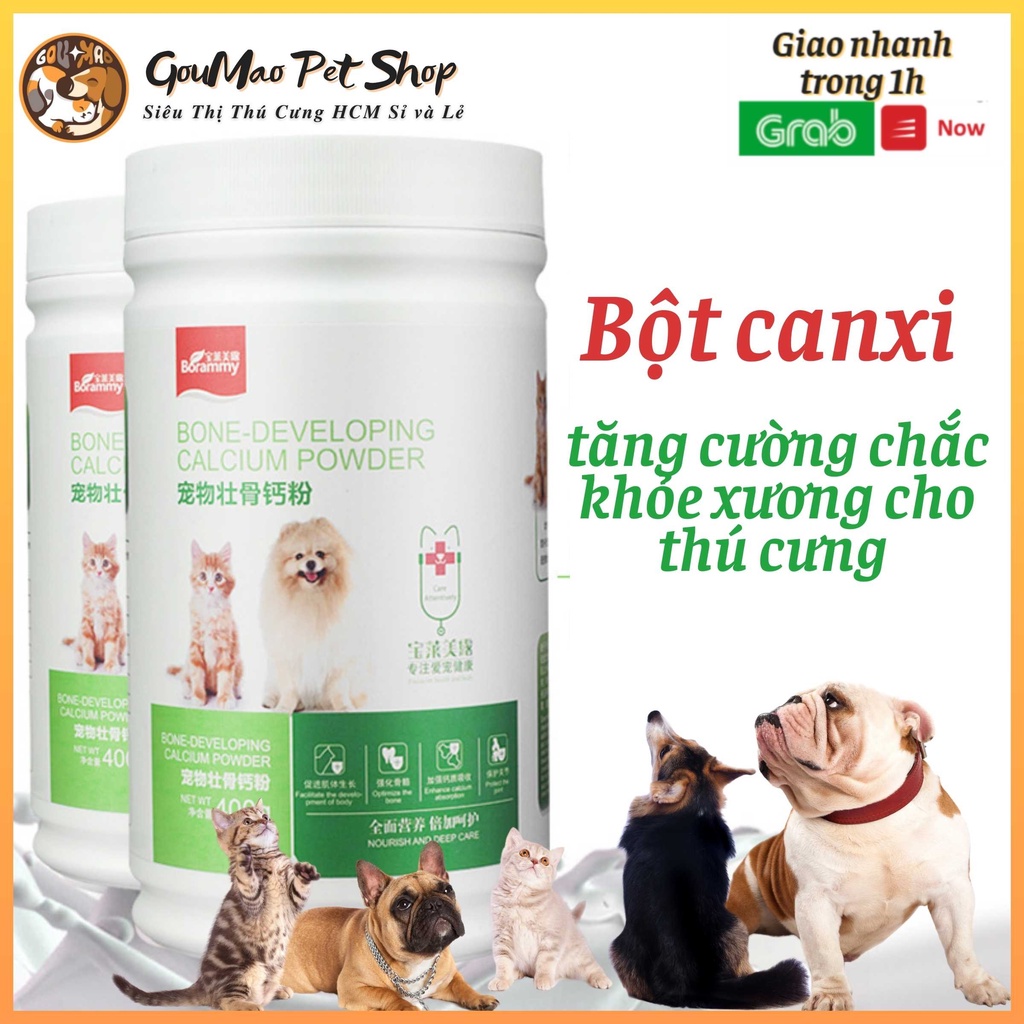 sữa / Bột bổ sung canxi cho chó và mèo thương hiệu borammy - goumao pet