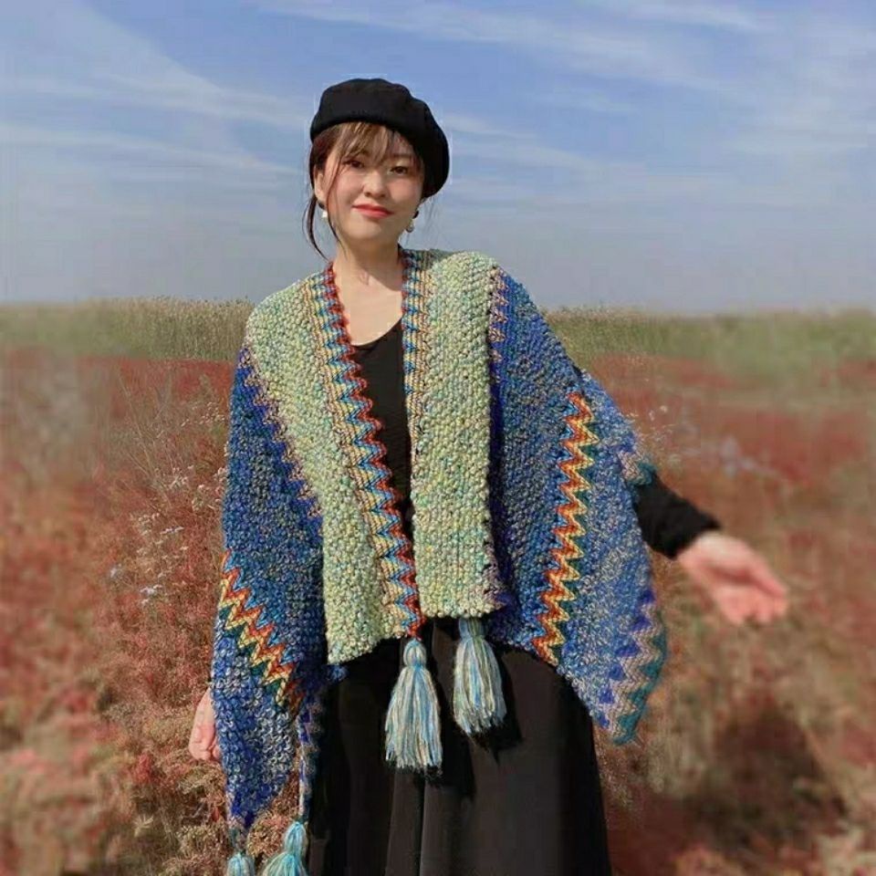 Khăn choàng cổ phong cách dân tộc thời trang
 | BigBuy360 - bigbuy360.vn