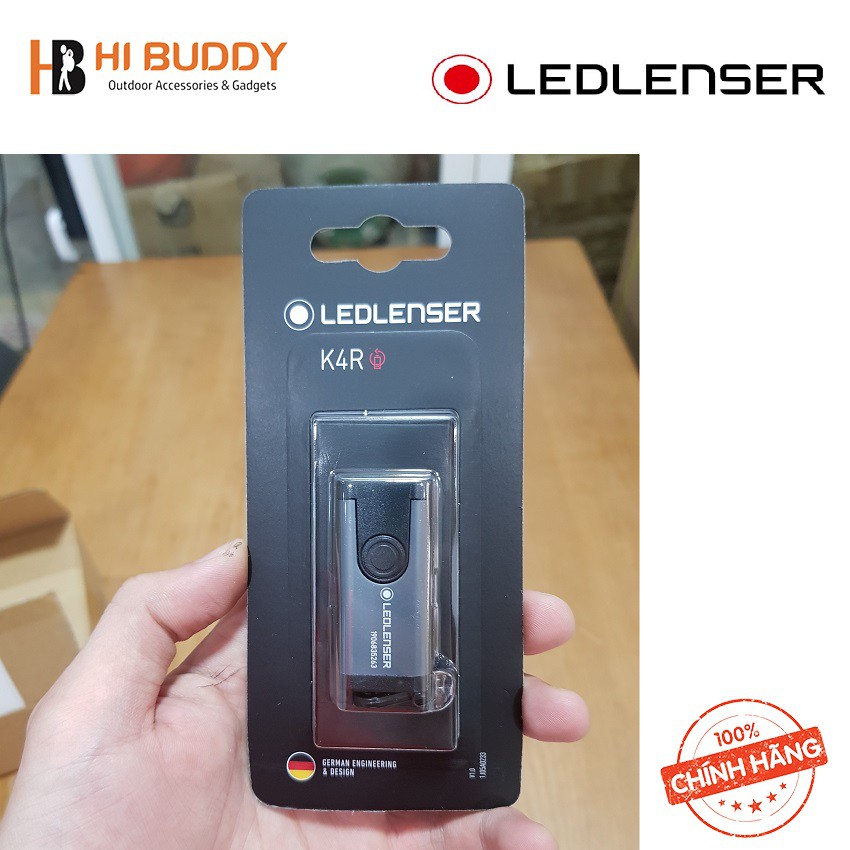 Đèn pin Ledlenser K4R - Đèn pin bỏ túi - đèn pin móc khóa - nhỏ gọn - có sạc lại