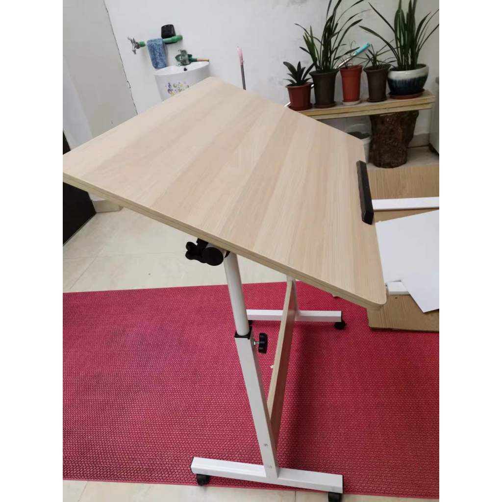Bàn Làm Việc Học Tập Thông Minh Gấp Gọn Tùy Chỉnh Độ Cao Mặt Bàn Nghiêng 90 Độ Thích Hợp Nhiều Không Gian
