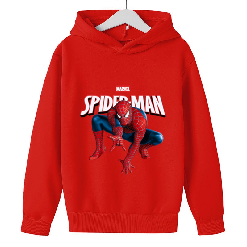 Áo Hoodie In Hình Người Nhện Thời Trang Dành Cho Bé Trai
