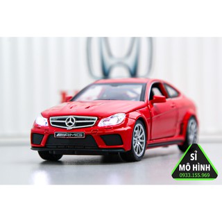 Mô hình xe Mercedes C63 Coupe 1:32 Đỏ