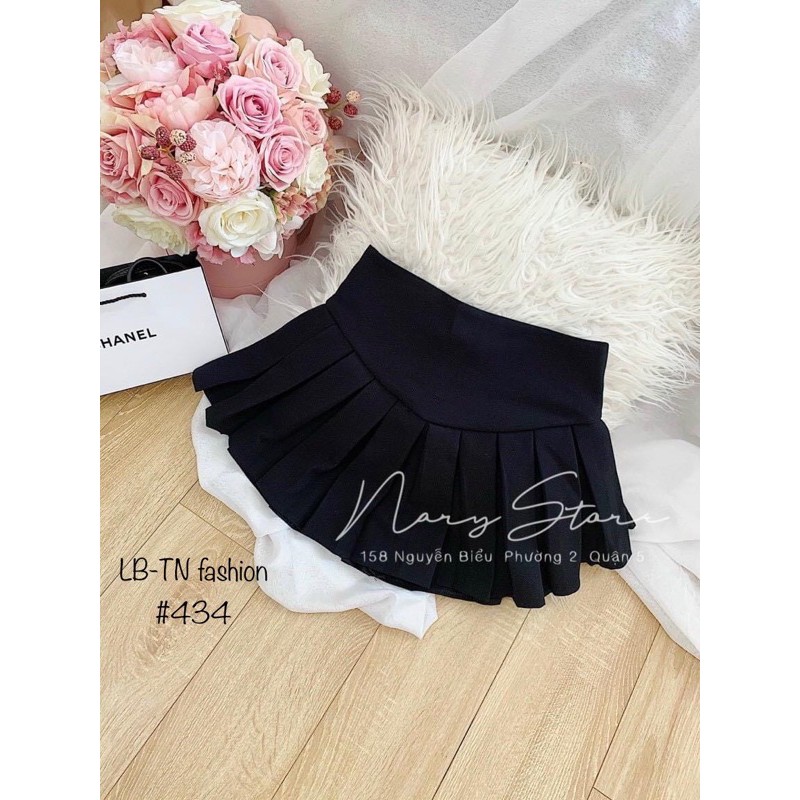 [ Mã FAGREEN55 giảm 10% tối đa 30K đơn 99K] CHÂN VÁY XẾP LY XOÈ NGẮN MS11929 | BigBuy360 - bigbuy360.vn