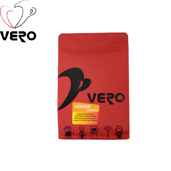 ( Chuyên dùng pha máy) Cà Phê Hạt Vero Aroma Espresso 250g