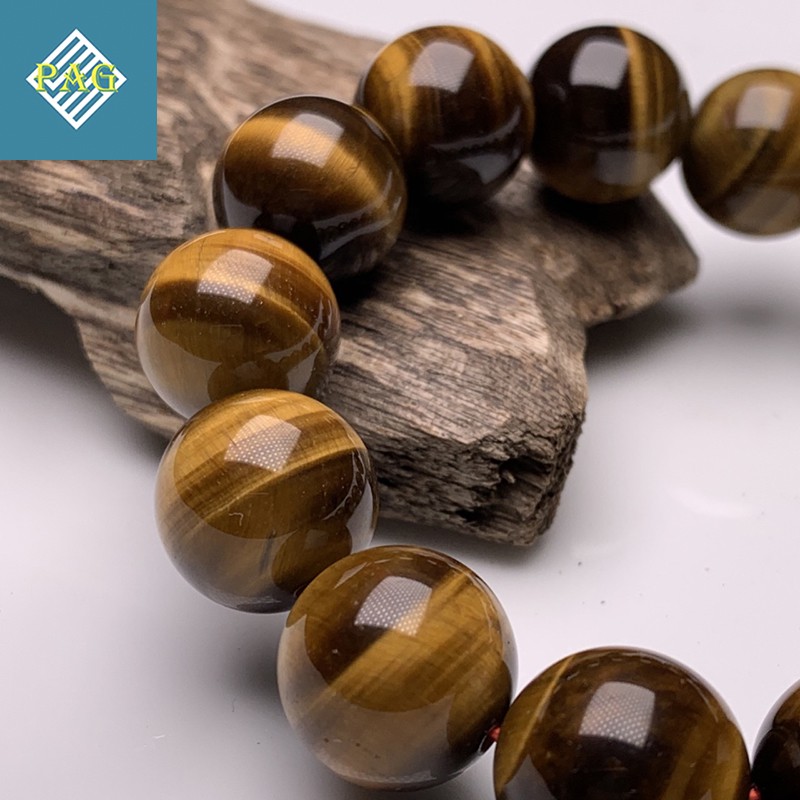 Vòng Tay Đá Phong Thủy Mắt Hổ Nâu Vàng - Tặng Hộp Đựng Cao Cao Cấp | BigBuy360 - bigbuy360.vn