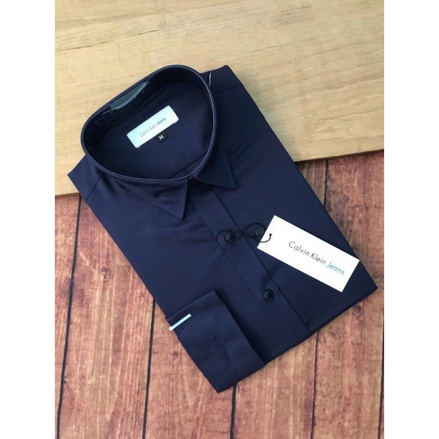 ÁO SƠ MI NAM CÔNG SỞ DÀI TAY THÊU LOGO | BigBuy360 - bigbuy360.vn