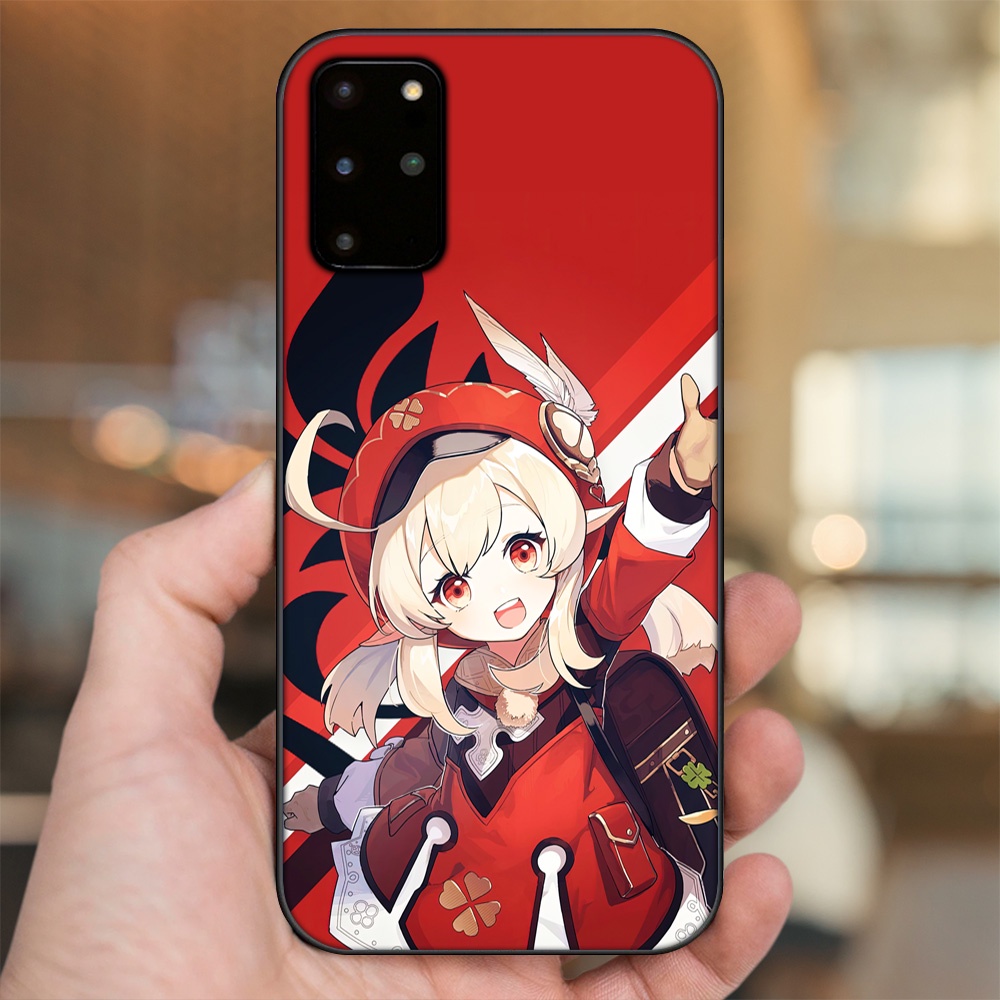 Ốp lưng Samsung S20 Plus viền đen in hình Klee Genshin Impact