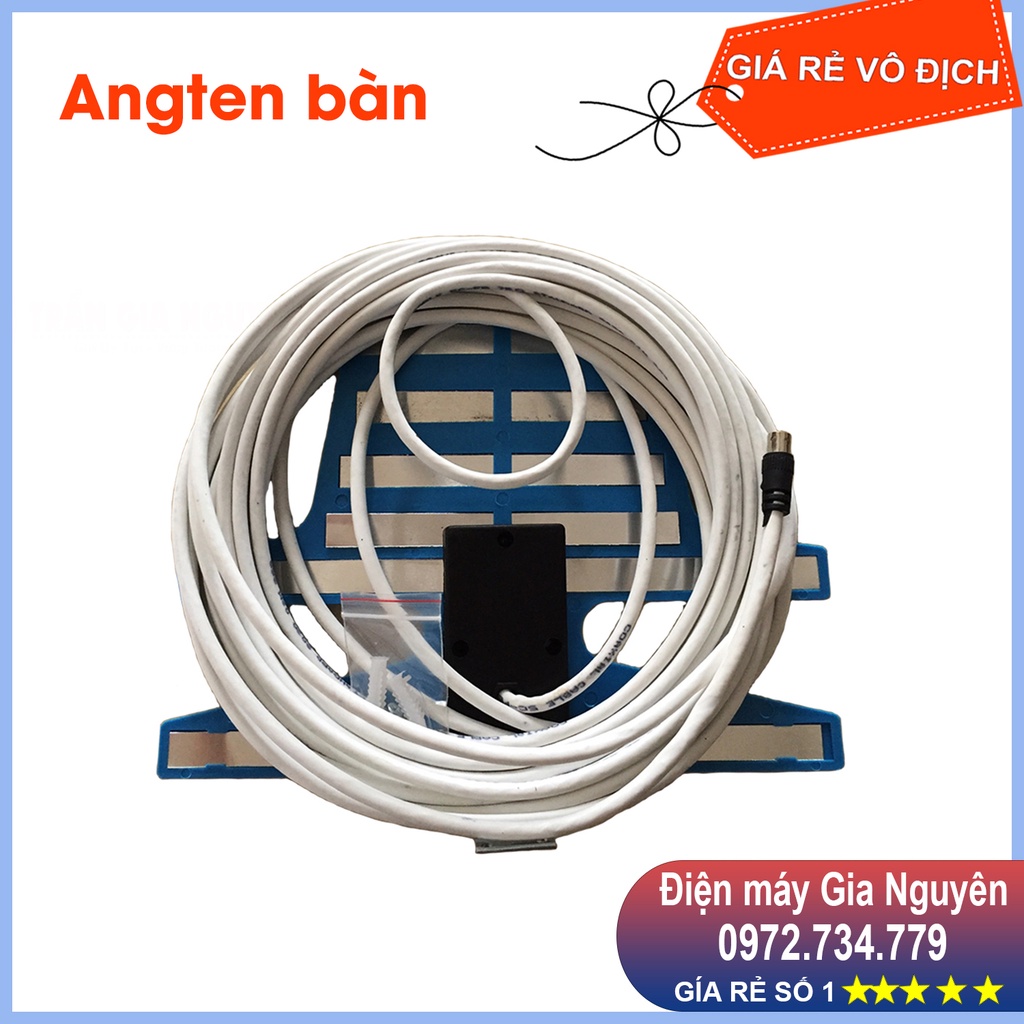 Ăng ten thông minh dùng cho tivi kỹ thuật số DVB T2 ngoài trời - 12m dây cáp