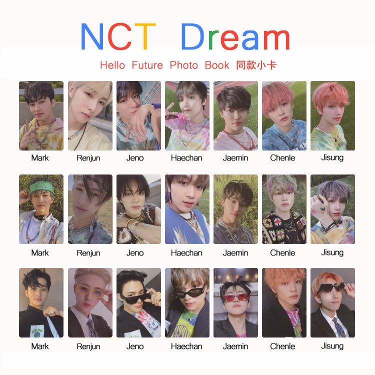 Set 7 tấm thẻ ảnh lomo nhóm nhạc nct dream hello futures độc đáo