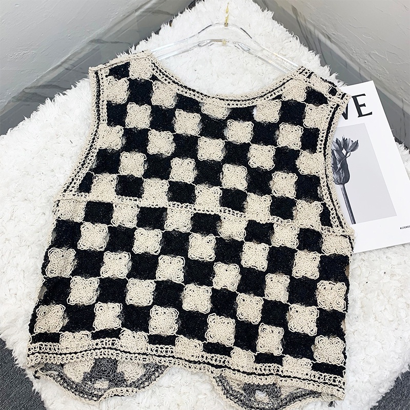 Áo khoác cardigan không tay cổ chữ V dáng rộng phong cách Hàn Quốc cho nữ