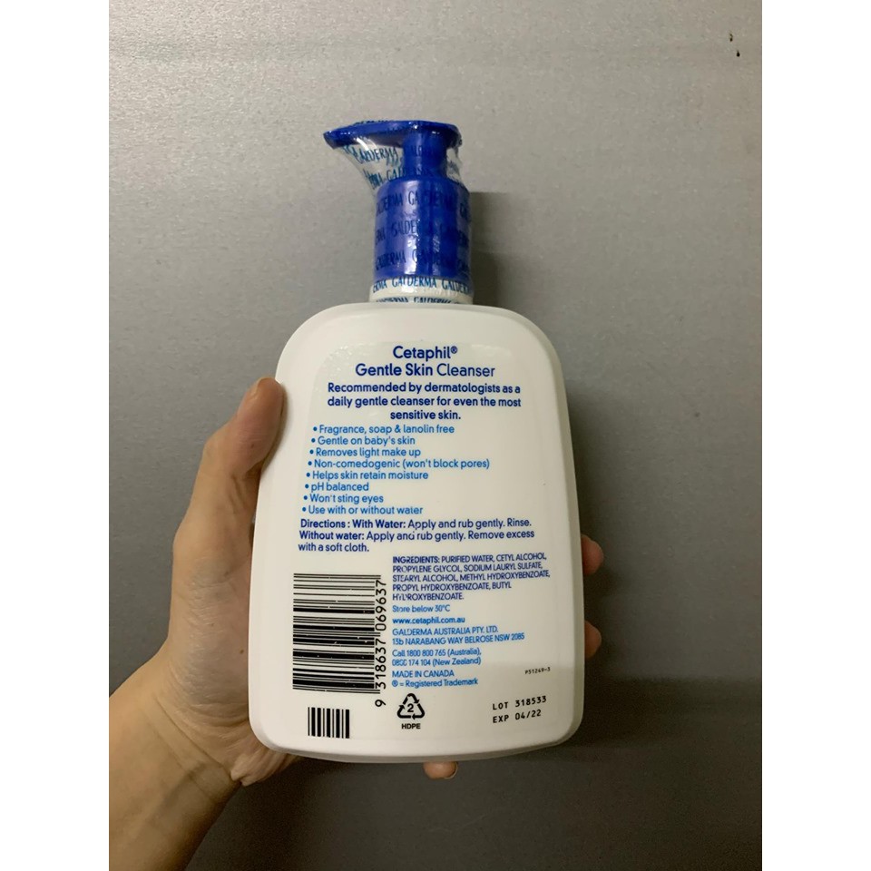[Date 2022] Sữa rửa mặt dịu nhẹ Cetaphil 125ml - 500ml | BigBuy360 - bigbuy360.vn