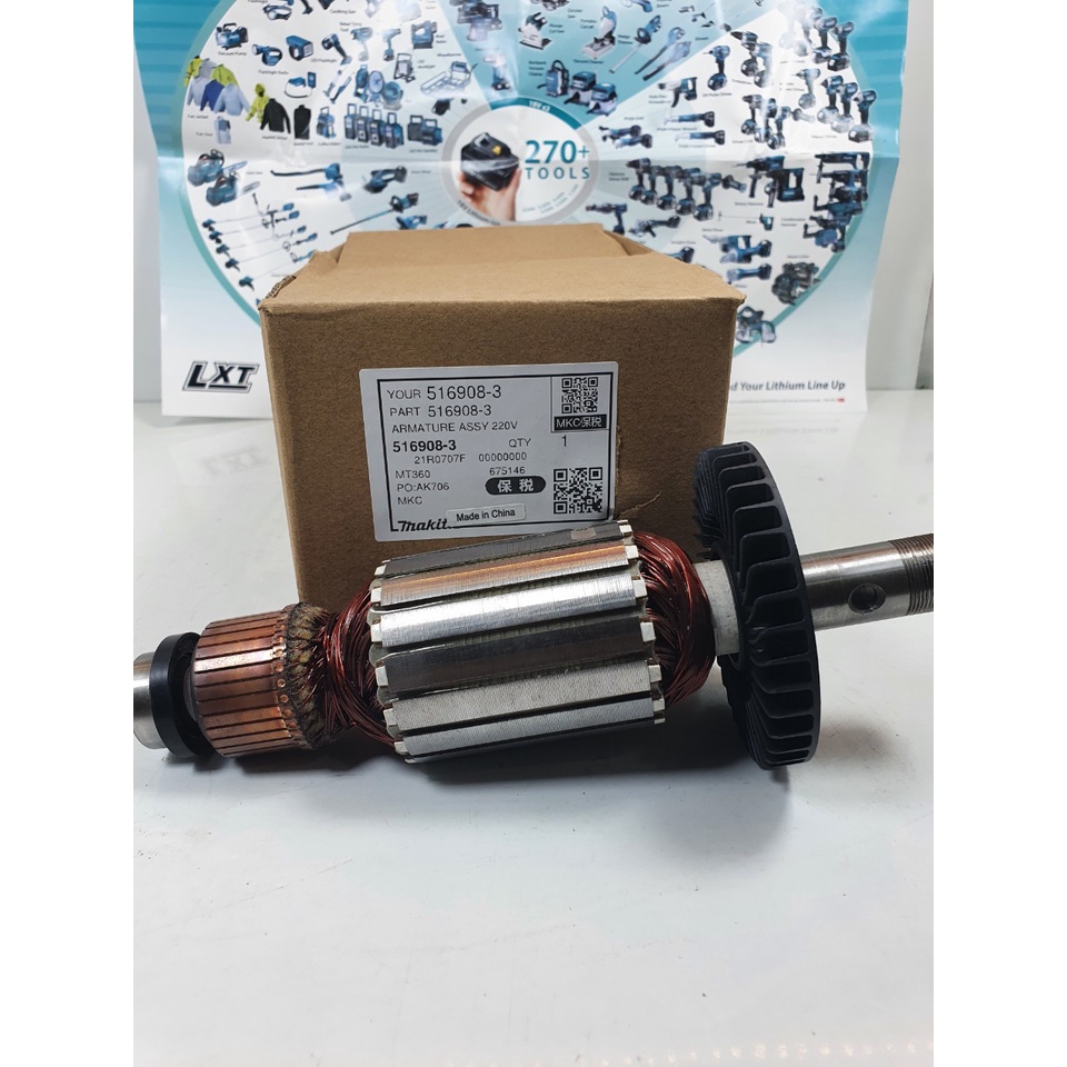 Rotor máy soi phay Maktec 362 MT362 vvaf M3600B