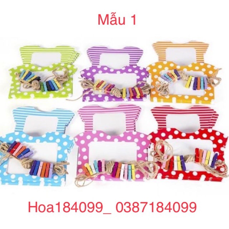 Set 12 khung hình giấy treo 12 tháng tráng trí sinh Nhật sự kiện