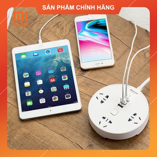 Ổ cắm 3 chân 2 USB đa năng
