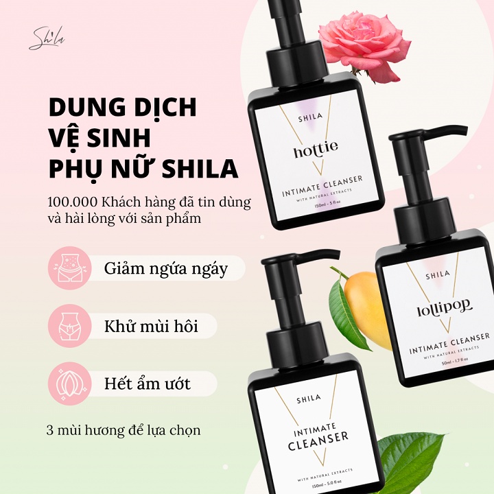 Dung Dịch Vệ Sinh Phụ Nữ Shila Intimate Cleanser 150ml